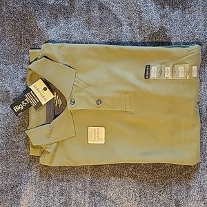 Big & Tall Long Sleeve Polo